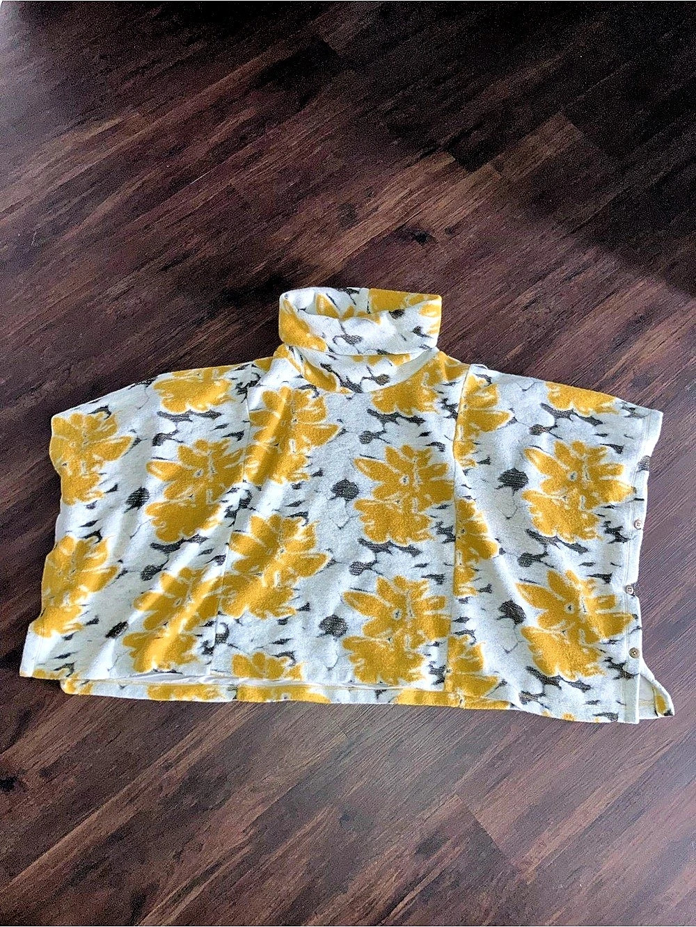 Anthropologie Monday Tuesday Wednesday Thursday Friday Cowl-Neck Pancho size s